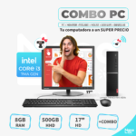 PC -Lenovo-ThinkCentre-v520s - Core i3-7th Gen/ 8GB RAM/ 500GB HDD/ Monitor 17"/+ Combo/ *Refurbished