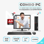 PC - Lenovo ThinkVision M715S - AMD PRO A89600/ 8GB RAM/ 500GB HDD/ Monitor 17"/+ Combo/ *Refurbished