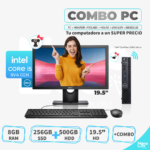 PC - Dell OptiPlex 3060 Micro - Core i5-8th Gen/ 8GB RAM/ 500GB HDD/ Monitor 19.5"/+ Combo/ *Refurbished