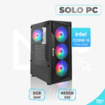 SOLO PC CORE I5-11400 2.6GHZ/ 8GB RAM/ 480GB SSD