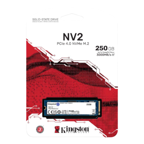 Disco Sólido 250GB SSD M.2 NV2 PCIe 4.0 Kingston