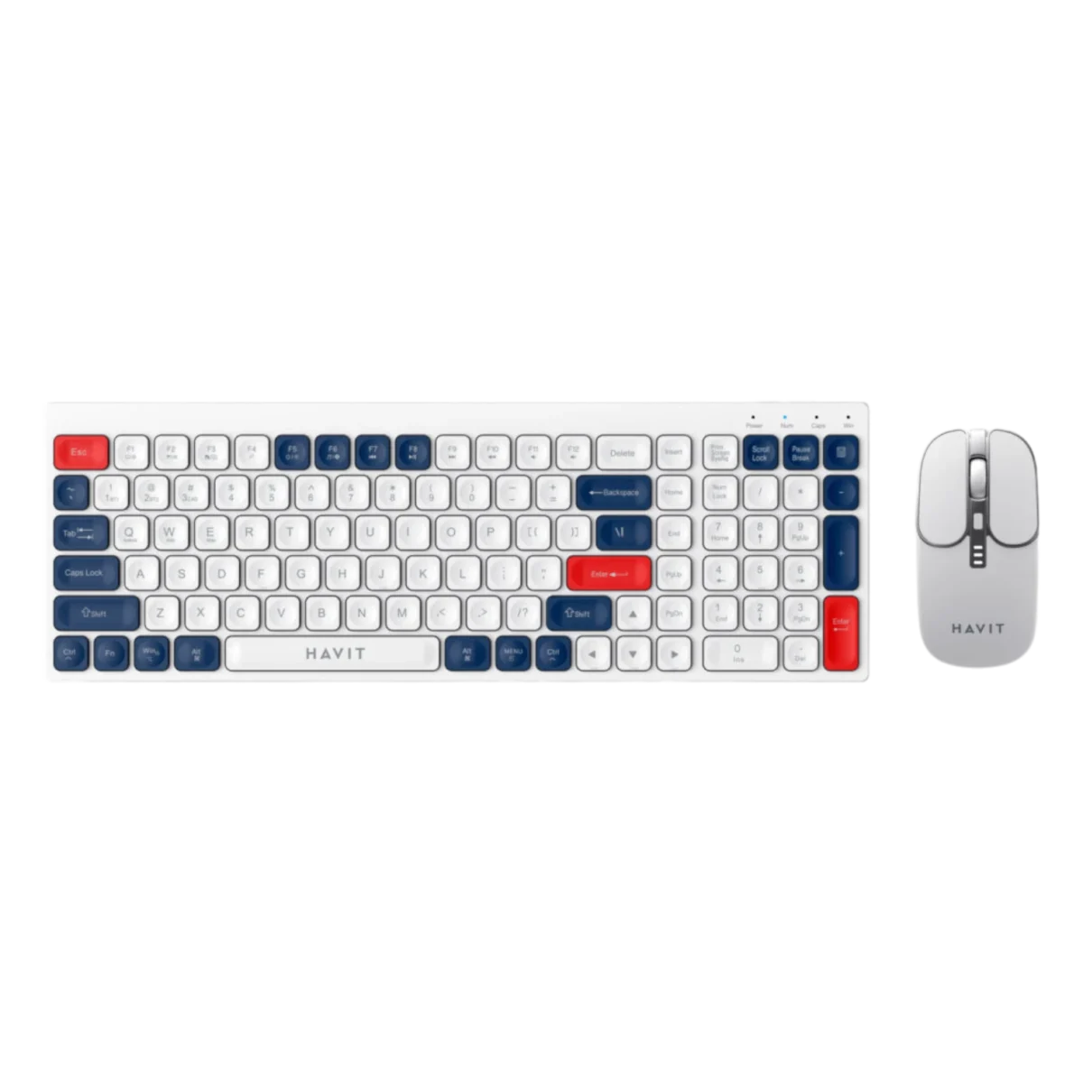Kit Teclado y Mouse Inalámbrico Havit KB830WB-SP - Imagen 1