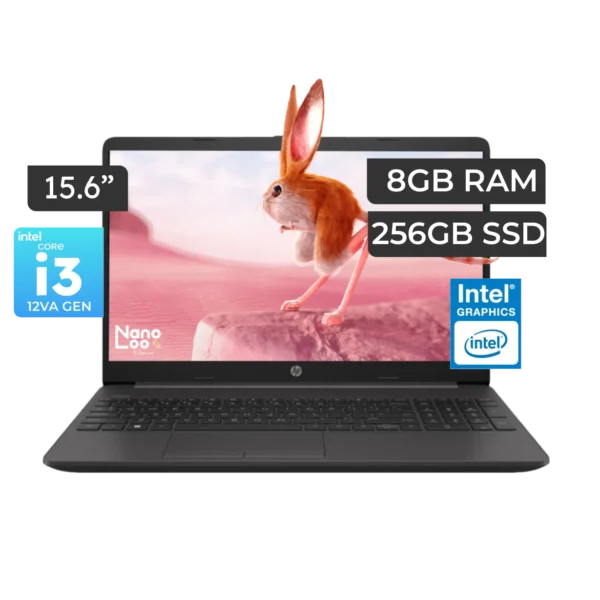 Laptop Hp 250 G9 - Core i3-1215U/ 8GB RAM/ 256GB SSD/ 15.6" HD/ FREE