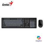 TECLADO GENIUS + MOUSE WIRELESS KM-8200 AI COPILOT MULTIMEDIA SP BLACK/GREY (31340003420)