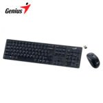 TECLADO GENIUS + MOUSE DUAL WIRELESS/BT SLIMSTAR 8230 AI COPILOT MULTIMEDIA SP BLACK (31340015407)