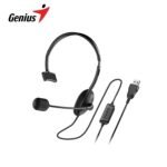 AUDIFONO C/MICROF. GENIUS HS-100U MONO USB-A BLACK (31710027400)