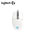 MOUSE LOGITECH G203 LIGHTSYNC OPTICAL 8000 DPI RGB WHITE (910-005794)