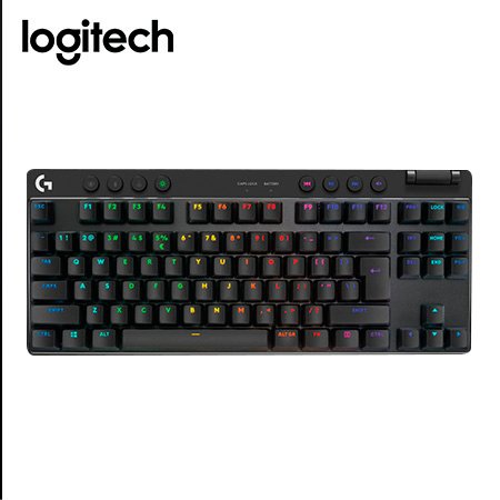 TECLADO LOGITECH PRO X TKL LIGHTSPEED USB BLACK (920-012127)-P