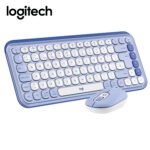 TECLADO LOGITECH + MOUSE POP ICON BLUETOOTH/WIRELESS SP / COPILOT/ LILAC (920-013054)