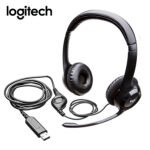 AUDIFONO C/MICROF. LOGITECH H390 USB NOISE CANCELLING BLACK (981-000014)-P