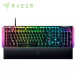 TECLADO RAZER BLACKWIDOW V4 MECHANICAL USB-C SWITCH GREEN HYPERPOLLING 8,000HZ US 2 ZONAS CHROMA BLACK (RZ03-04690200-R3U1)