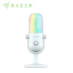 MICROFONO RAZER SEIREN V3 CHROMA USB STREAMING SUPERCARDIOIDE C/N SENSOR TOUCH SILENT WHITE (RZ19-05060200-R3U1)