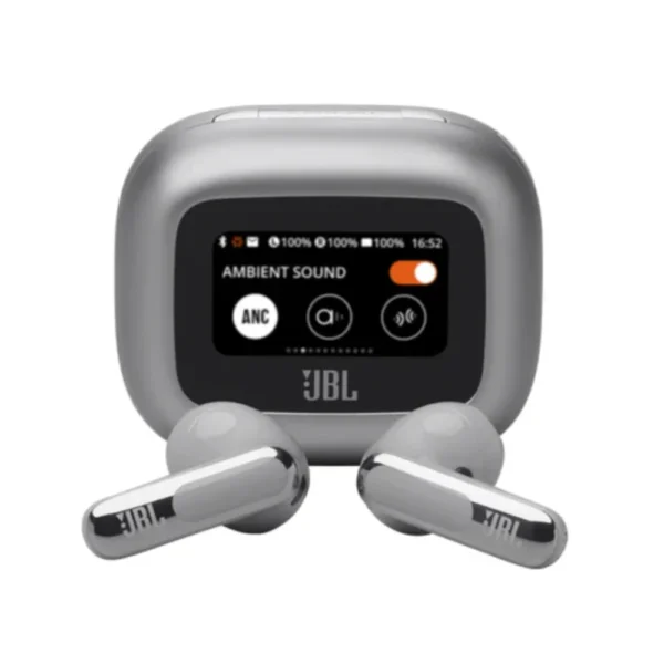 JBL LIVE Beam 3 - Auriculares inalámbricos con micro - en oreja Plata