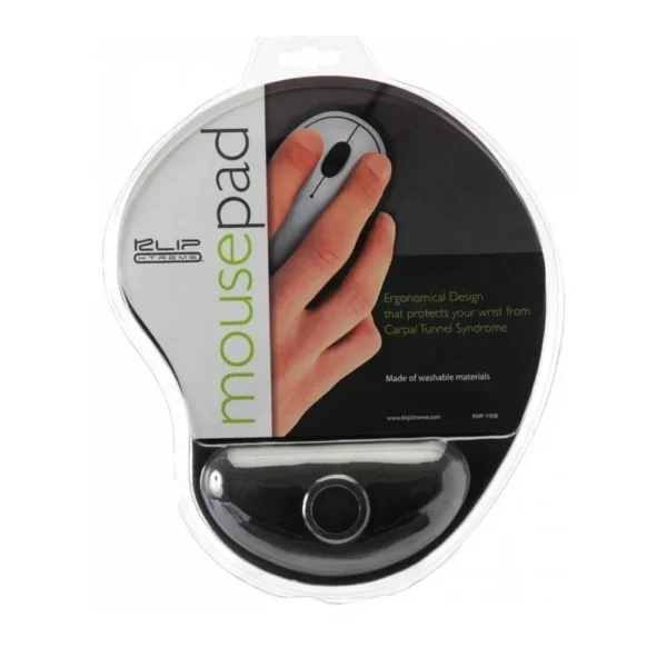 Klip Xtreme KMP-100B Gel Mouse Pad - Alfombrilla de mouse con apoyamuñecas - negro